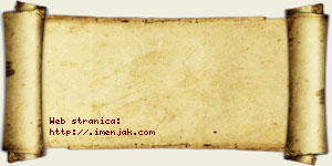 Angelina Mokrić vizit kartica